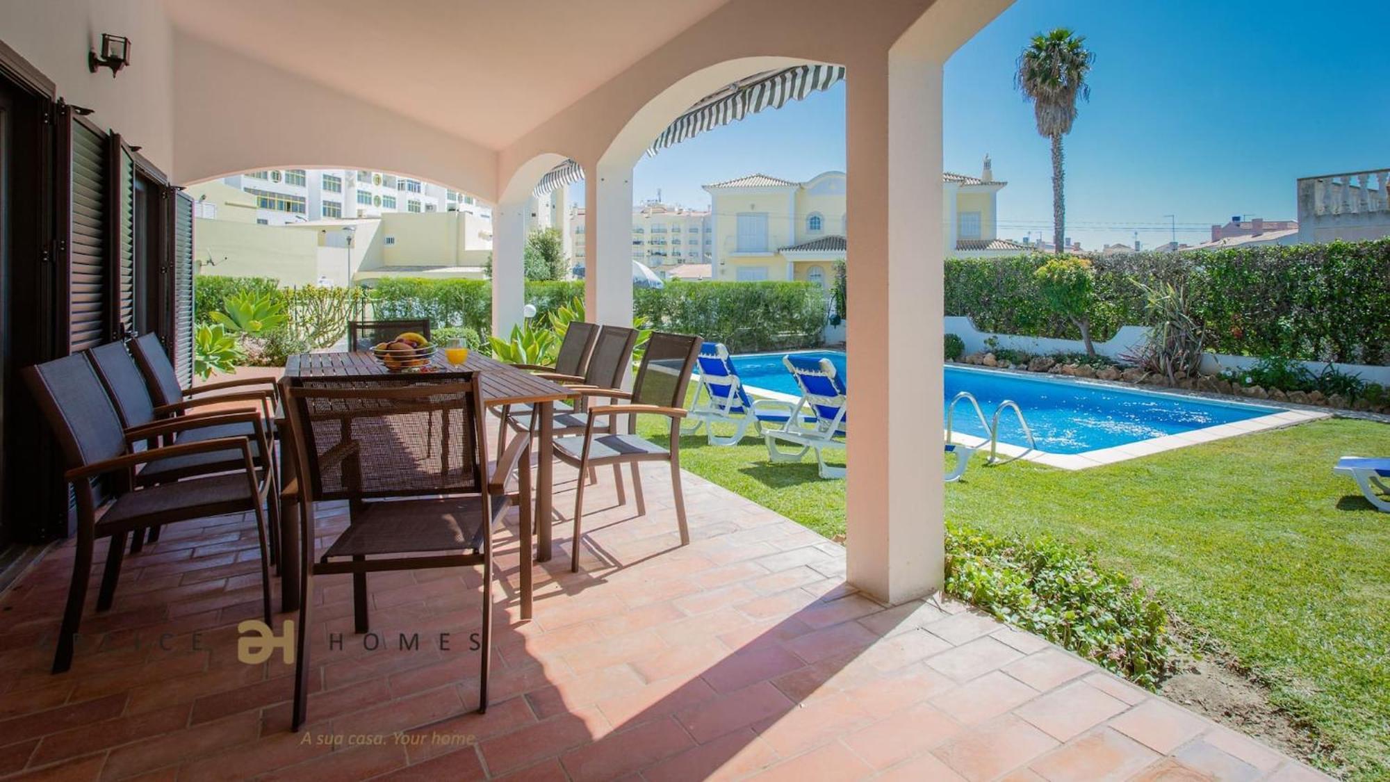 Greice Homes-650 Meters From The Beach, 4 Bedrooms Villa For Holidays In Vilamoura-Quarteira Exteriör bild